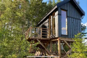 Viking house in the tree! Jacuzzi, Sauna - Image 5