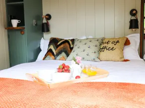 LITTLE SILVER PHEASANT, romantic, with hot tub in High Bickington - Image 4