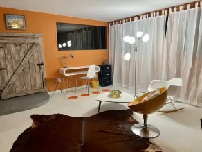 Midcentury husgård med fantastisk utsikt mellan Palms Springs och Joshua Tree - Image 2