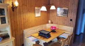 Living room with sofa-bed, one eating corner, a fire place, separated kitchen with dishwasher and Ne - Image 5
