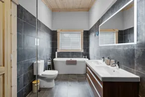A stunning pet-friendly one-bedroom lodge with open plan living, private deck and hot tub. - Image 2
