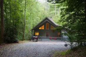 Leatherwood Cabin: Fall Colors, Hot Tub, Wooded Views & Hiking Access - Sleeps 8 - Image 4