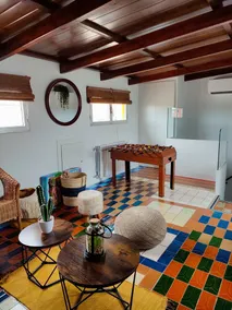 Cozy, bright, terrace-solarium, rustic living room. Very close to Madrid... - Image 3