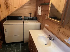 Cozy  Sebec Lake front cabin with dock and fire pit - Image 3