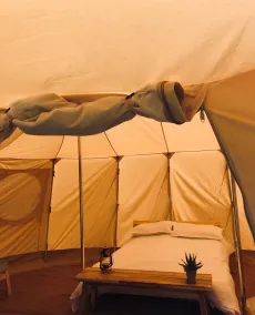A Boutique Hotel Room in a Tent - Image 5
