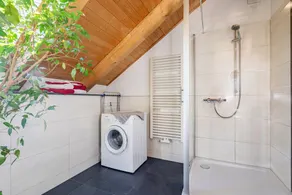 Appartamento 'Blockhaus - Ferienwohnung Sunset' con giardino in comune, balcone e Wi-Fi - Image 4