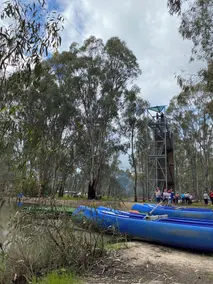 GROUP CAMP ON MURRAY RIVER NEAR ECHUCA / MOAMA - Image 4