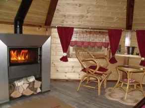 Romantic Riverside Cabin with Panoramic Terrace and Private Sauna Session - Image 2