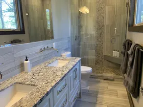 New Luxury Cottage in Muskoka that blends new finishes with a cottage feel - Image 4