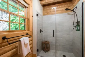 Stylish 3BR Log Cabin w Fire Pit Near Trails - Image 2