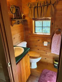 REMOTE LOG CABIN W / POND AND CREEK BOAT FISH SWIM ON PROPERTY PET FRIENDLY - Image 3