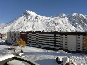 50m du centre station, 3ème étage, vue montagne, balcon, télévision, 70m², Tignes - Image 5