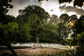 The charming French Chateau overlooks the beautiful falls of the Spring River - Image 3
