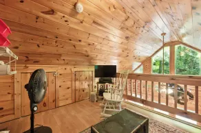 Cozy Creekside Cabin With Wraparound Porch 1 Bedroom Home - Image 3