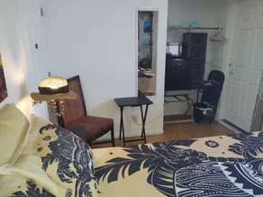 \"Puna Tiki\"  is a Bedroom w/small bath, mini fridge & microwave - Image 2