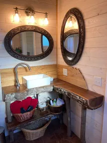 One room cabin set on our farm for a peaceful getaway. - Image 4