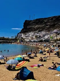 Große 2-Zimmer-Wohnung mit DACH-POOL, Puerto de Mogan. UK TV und WiFi - Image 5