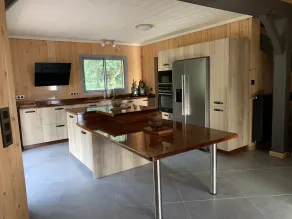 Wooden villa in the heart of nature + heated pool + spa + ocean pools in Soulac - Image 4