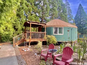 Yogi's Den is a playfully themed Yurt starring Yogi the bear and his pals. - Image 4