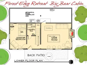 Forest Edge Retreat - Cozy, log cabin with a wood burning fireplace! Pool Table, Foosball and Darts! - Image 2
