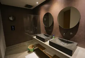 white stone luxury modern villa in marrakech - Image 3