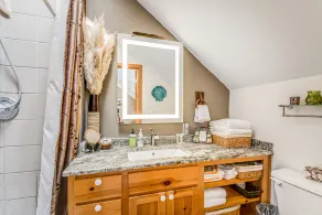 Dog-friendly home with a great deck, ocean view & firepit on beachfront lawn - Image 4