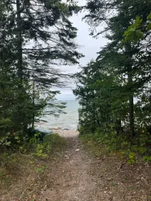 A beautiful log cabin home on Lake Huron, amazing lake views, hot tub, game room - Image 2