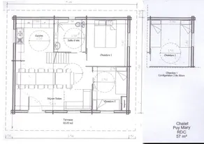 Gîte-Chalet *** Puy Mary 'Salzpool' in der Nähe von Saint Flour für bis zu 13 Personen - Image 5