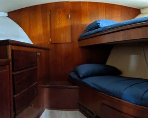 \"El Don\" is a 65ft Classic Hatteras luxury yacht docked in La Paz, Mexico. - Image 5