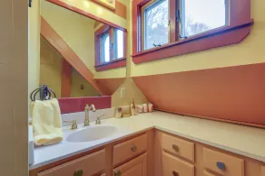 Deck, Mountain Views: Colorful Retreat in Vernon! - Image 3