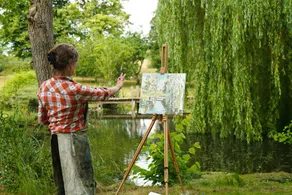 Tranquil, converted barn annex, spectacular gardens - Image 3