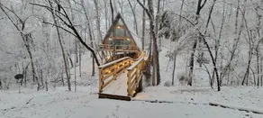 The Bridge House Rock Hot Tub Buffalo River - Image 5