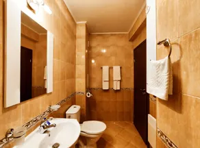 Familienstudio mit eigenem Hof und Kamin in der Nähe des Skigebiets Pamporovo - Image 5