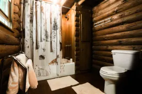 Rustically Romantic Log Cabin near Sweet Pond - Image 5