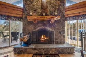 Overlook at Sleepy Creek -- Sleepy Creek Frontage, Secluded, Grill, Fire Pit, Deck, Family Friendly, Game Room, Fishing, Hammock, View, Fireplace - Image 2