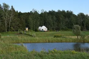 Escape to Nature: Cozy Yurt on a Heritage Farm with Trails, Pond, & Sauna - Image 3