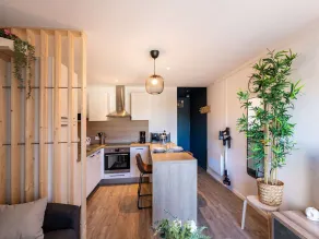 Modern studio for 2 with equipped kitchen and TV in Gourette - Image 3