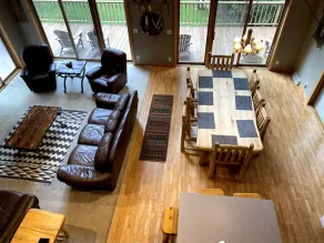 Captivating Views of Lake Chippewa from Three Level Chalet Cabin & Lake Home - Image 5
