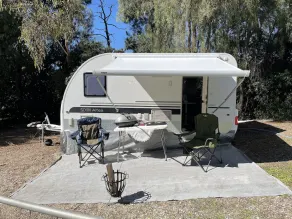 Fully self contained caravan on rural 1.5 acre property. - Image 2