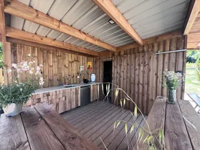 Maison en pierre pour 6 personnes, piscine chauffée, boulodrome, cuisine d’été - Image 4