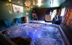 Blue Tiny Home.Hottub. Fireplace.NearStCroixStatePk - Image 3