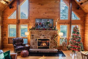 Poconos True Log Cabin with Views, Hot Tub & Game Room - Image 5