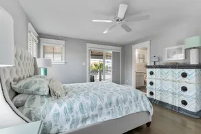 Spacious deck has ocean views as home is across the street from the beachblock. - Image 5