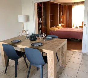 Appart. vue mer, plage 100m, grand balcon, 2 chambres, parking sécurisé - Image 4