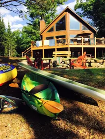 Crystal Clear Beautiful Deer Lake 5 Bdrm Gorgeous Northwoods Cabin Finnish Sauna - Image 5