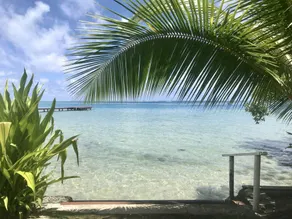 Pension Poerani Moorea - DeLuxe Suite, living room, kitchen, 2 bedrooms a/c - Image 2
