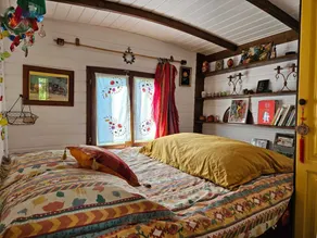 Belle des Prés\" caravan, Nordic bath and shared pool. - Image 4