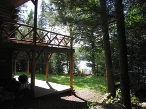 Secluded Adirondack Lakefront Retreat- Running Deer Lodge - Image 4