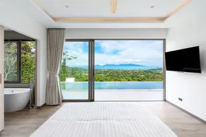 architect-designed 4-bedroom sea view pool villa in Bophut Hills with 13.5m infinity pool - Image 5