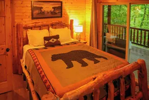 Natures retreat!  Lakeside log cabin on 7 acres! Hike, Fish, Swim, Kayak, Spa! - Image 3